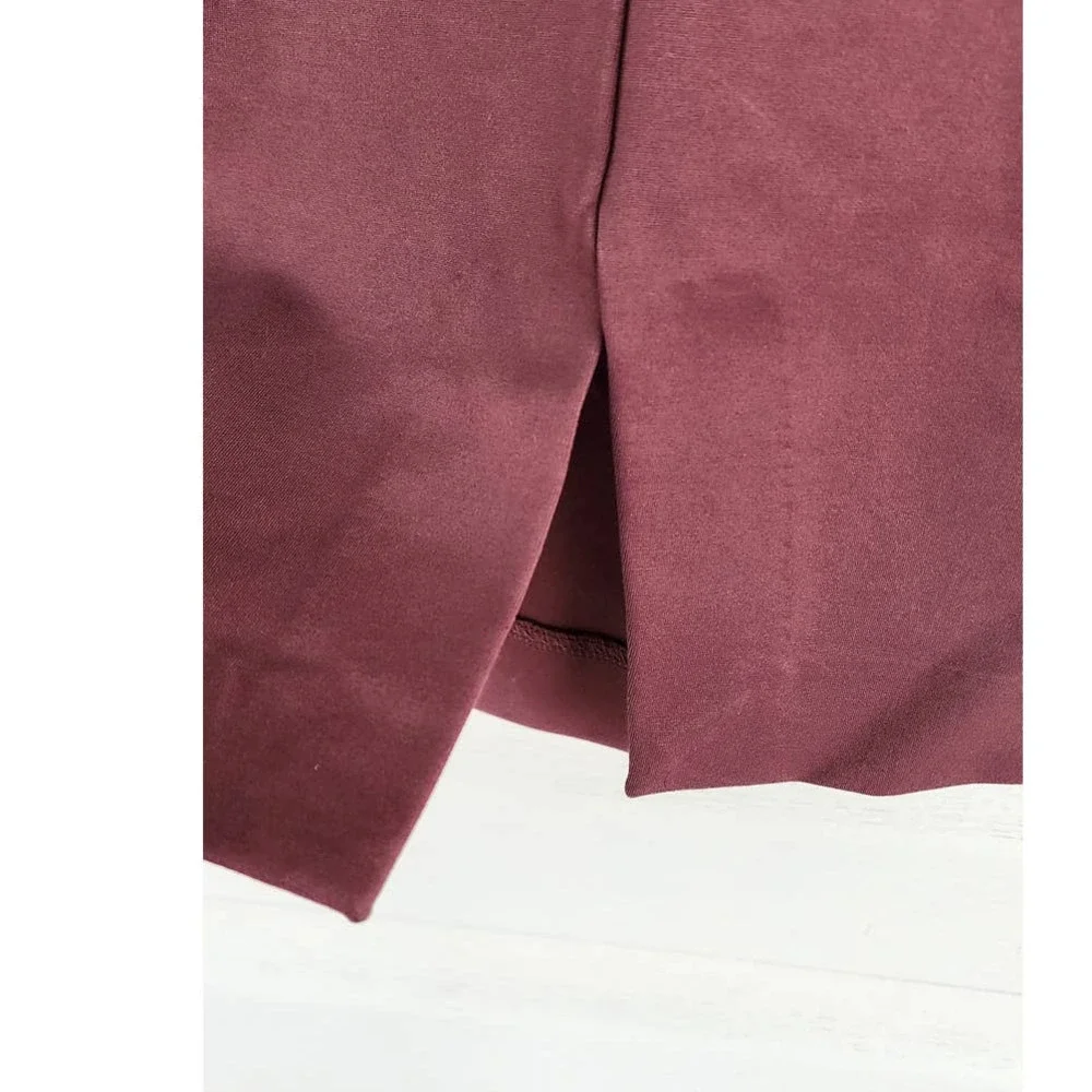 New NWOT Maeve For Anthropologie‎ Mauve Berry Mini Micro Skirt Size Large